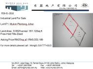 Plentong Land for sale